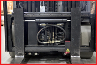 Forklift Laser Guide Mounted on a Forklift